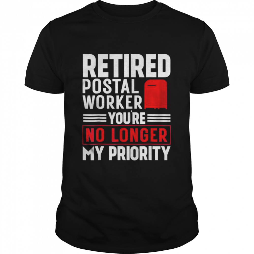 Retired postal worker retirement party present shirts