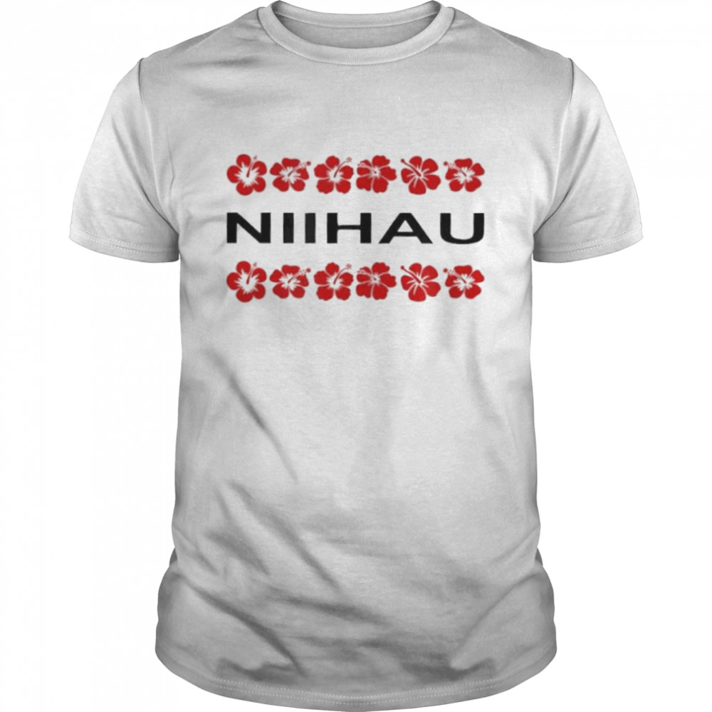 Niihau aloha flower bands lightcolor shirts