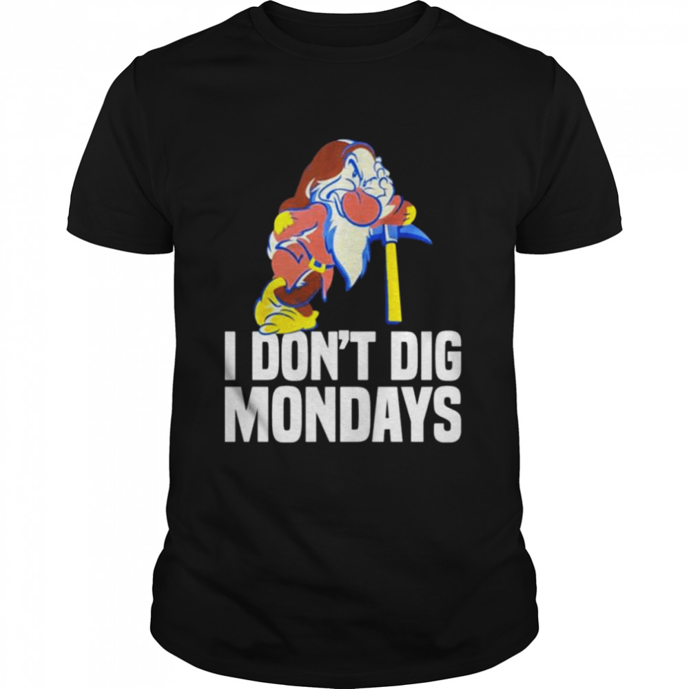 Mickey blog grumpy I don’t dig mondays shirt Classic Men's T-shirt
