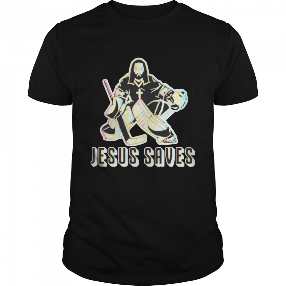 Jesus Saves Hockey T-shirts