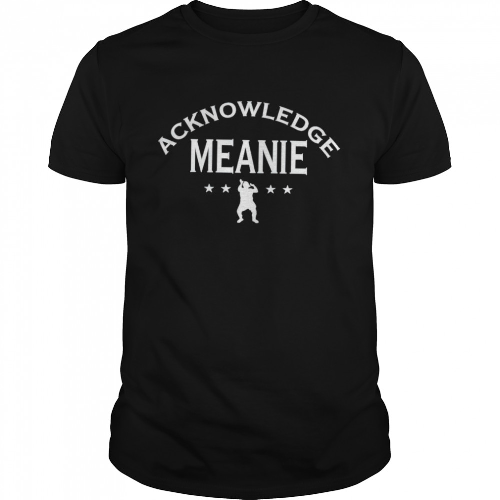 Acknowledge meanie shirts