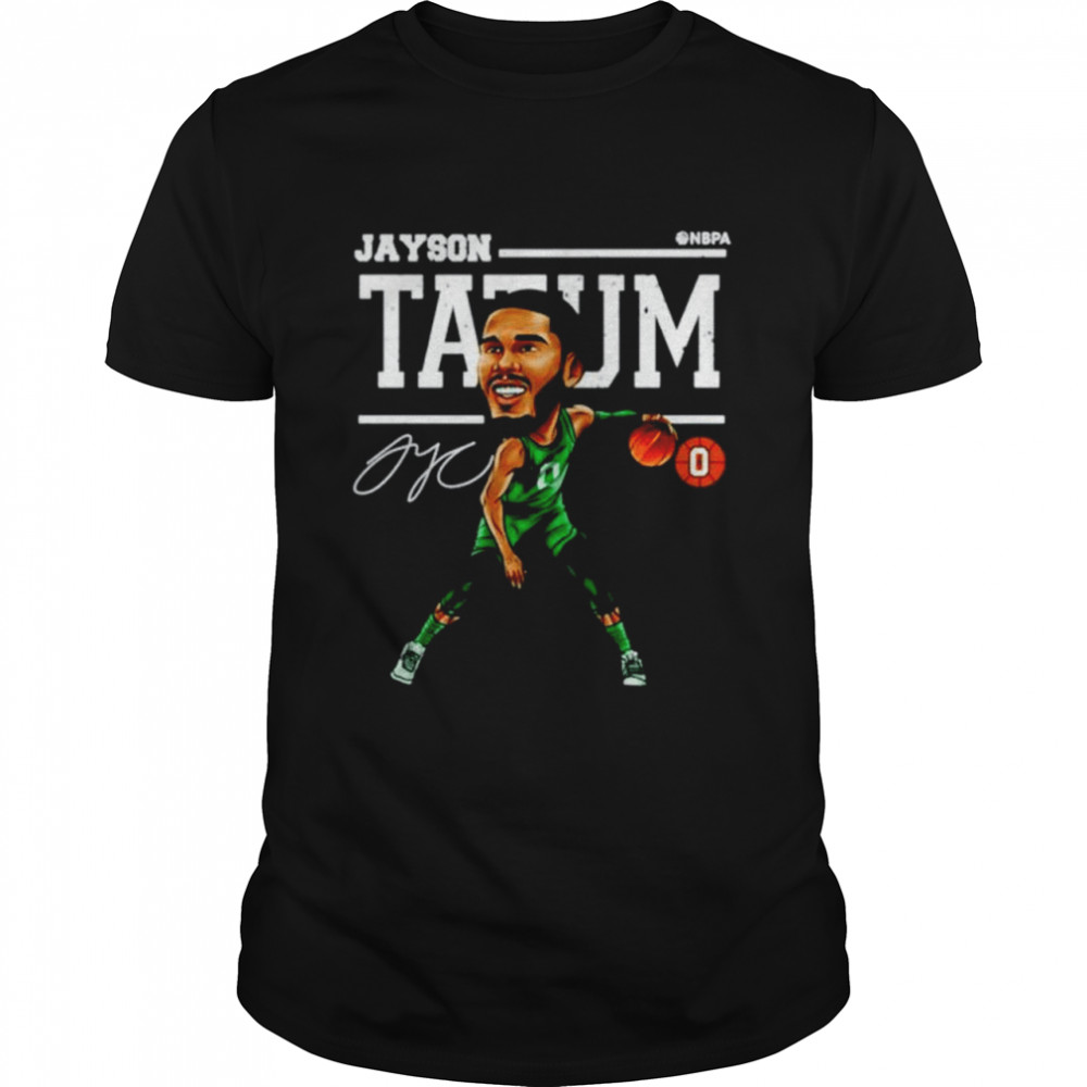 Jaysons Tatums Bostons Celticss signatures T-shirts