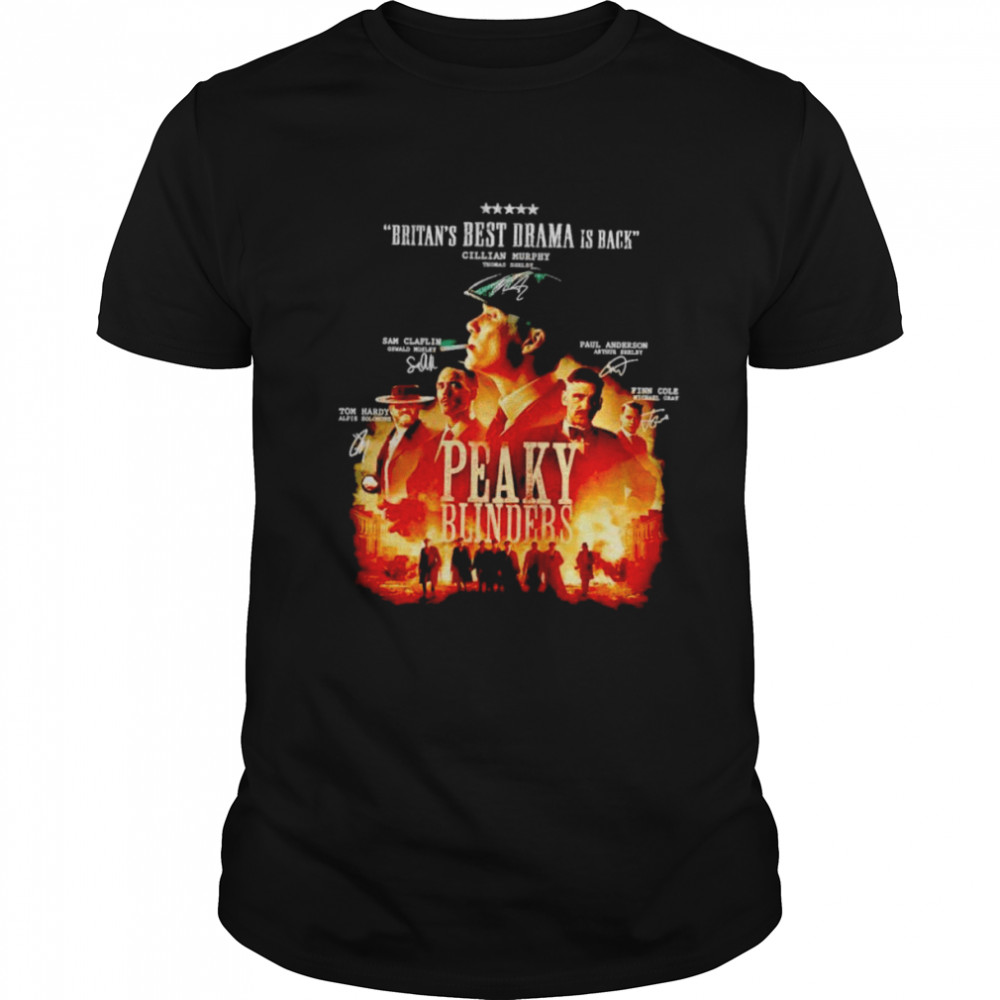 Peaky Blinders britain’s best drama is back shirt Classic Men's T-shirt