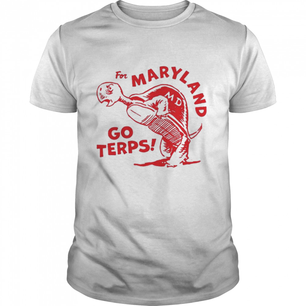 Fors Marrylands Gos Terpss Vintages Marylands Testudos Fights Songs T-Shirts