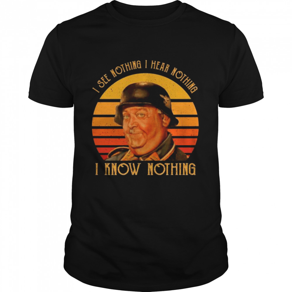 I see nothing I hear nothing I know nothing vintage shirts