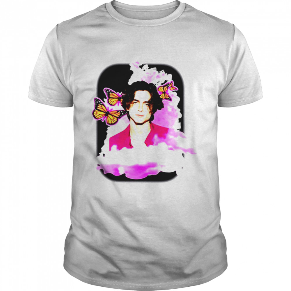 Timothee Chalamet Butterfly T-Shirts