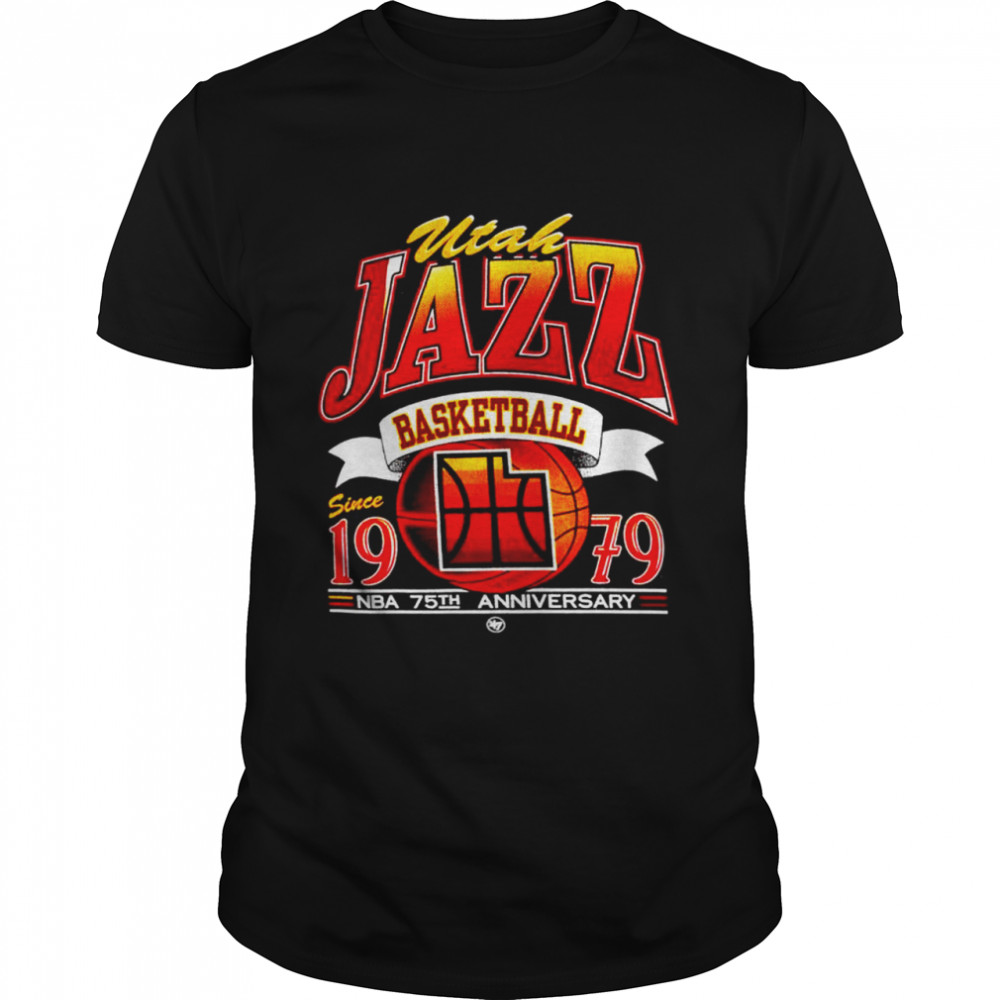 Utah Jazz s’47 75th Anniversary City Edition Mineral Wash Vintage T-shirts