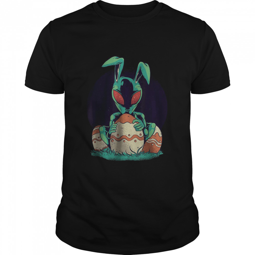Easter Bunny Alien Easter Alien T-Shirt