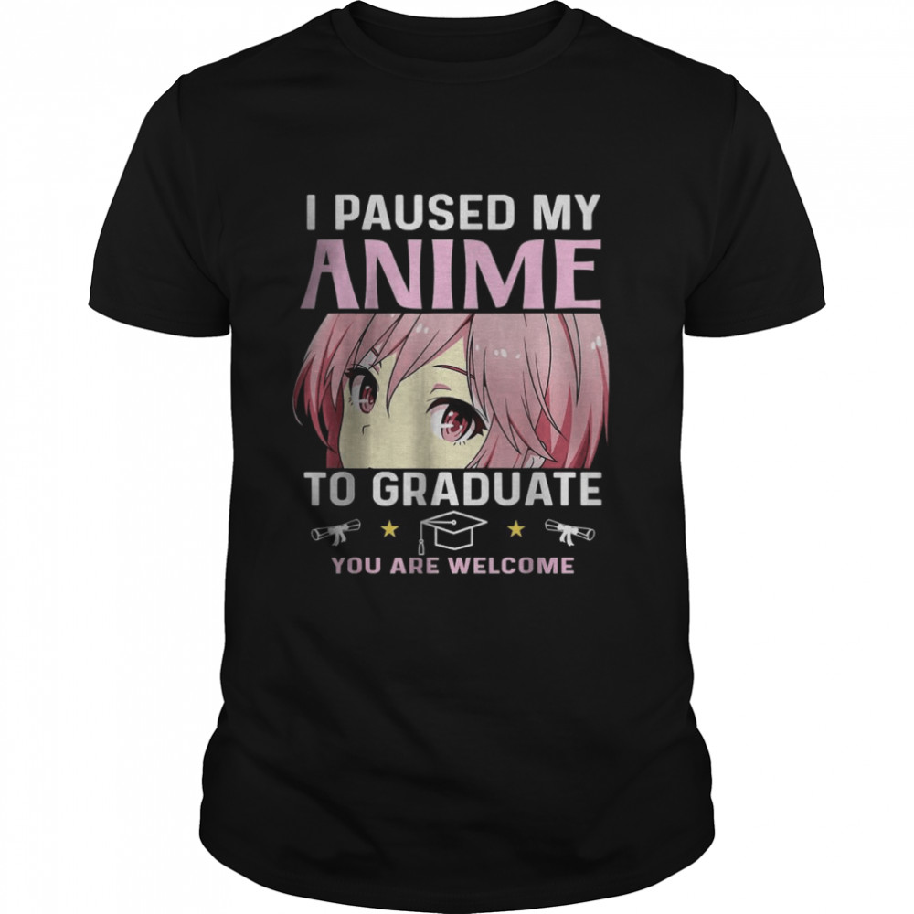 Graduation 5th 8th grade class 2022 anime school girls kids T-Shirt