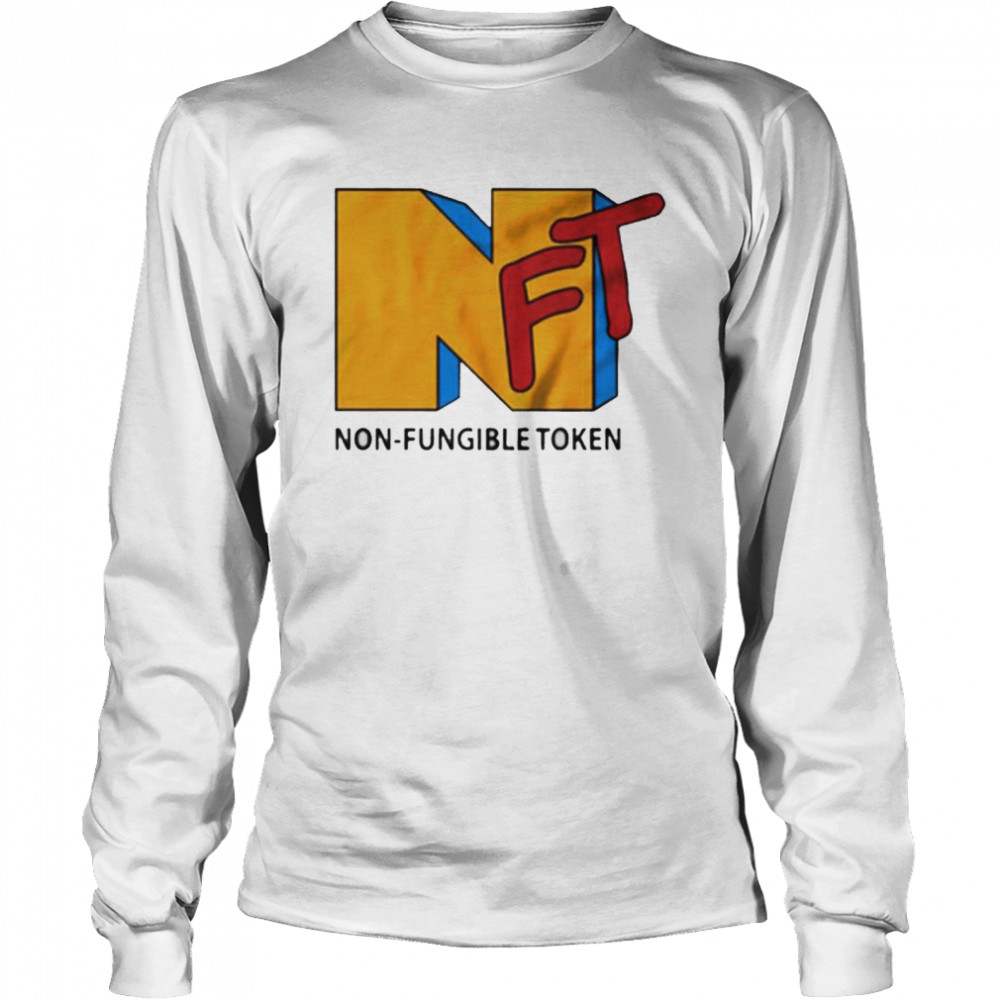 Nft Non Fungible Token Mtv shirt Long Sleeved T-shirt