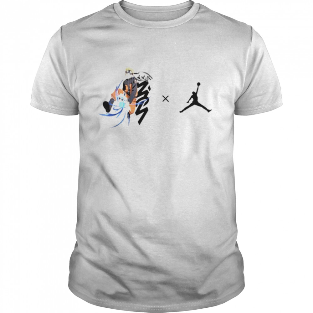 Anime Naruto Jordan collaboration shirts