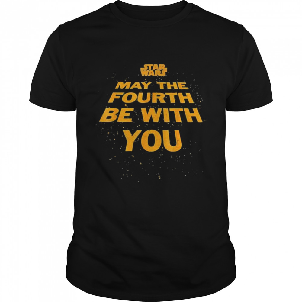 May the fourth be with you tilted logo poster shirts