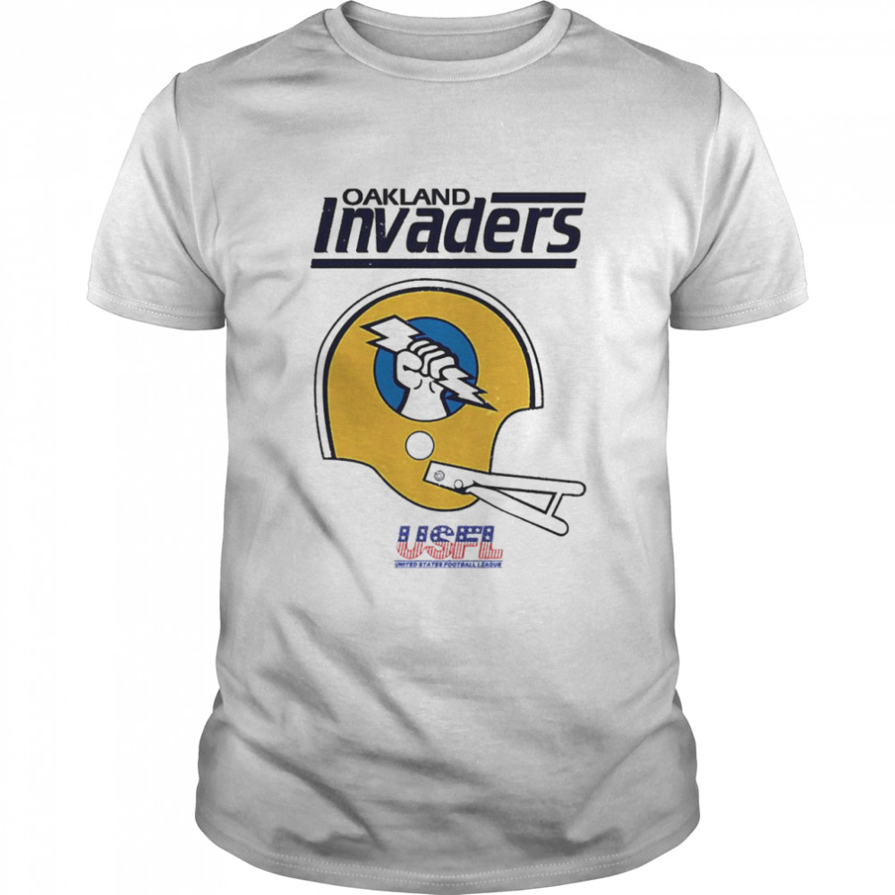 Oakland Invaders Helmet T-Shirt