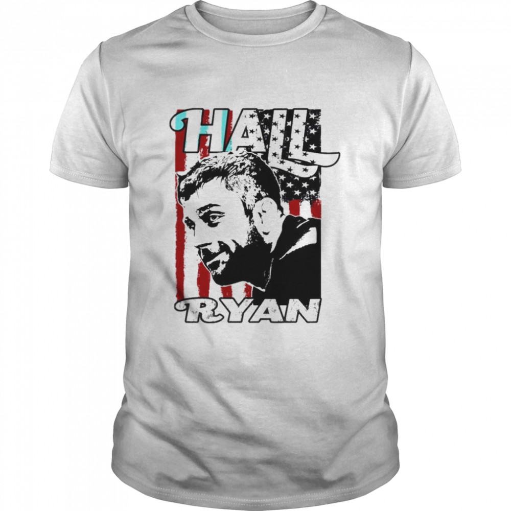 Ryan Hall 2022 Retro Vintage American Flag T-Shirt