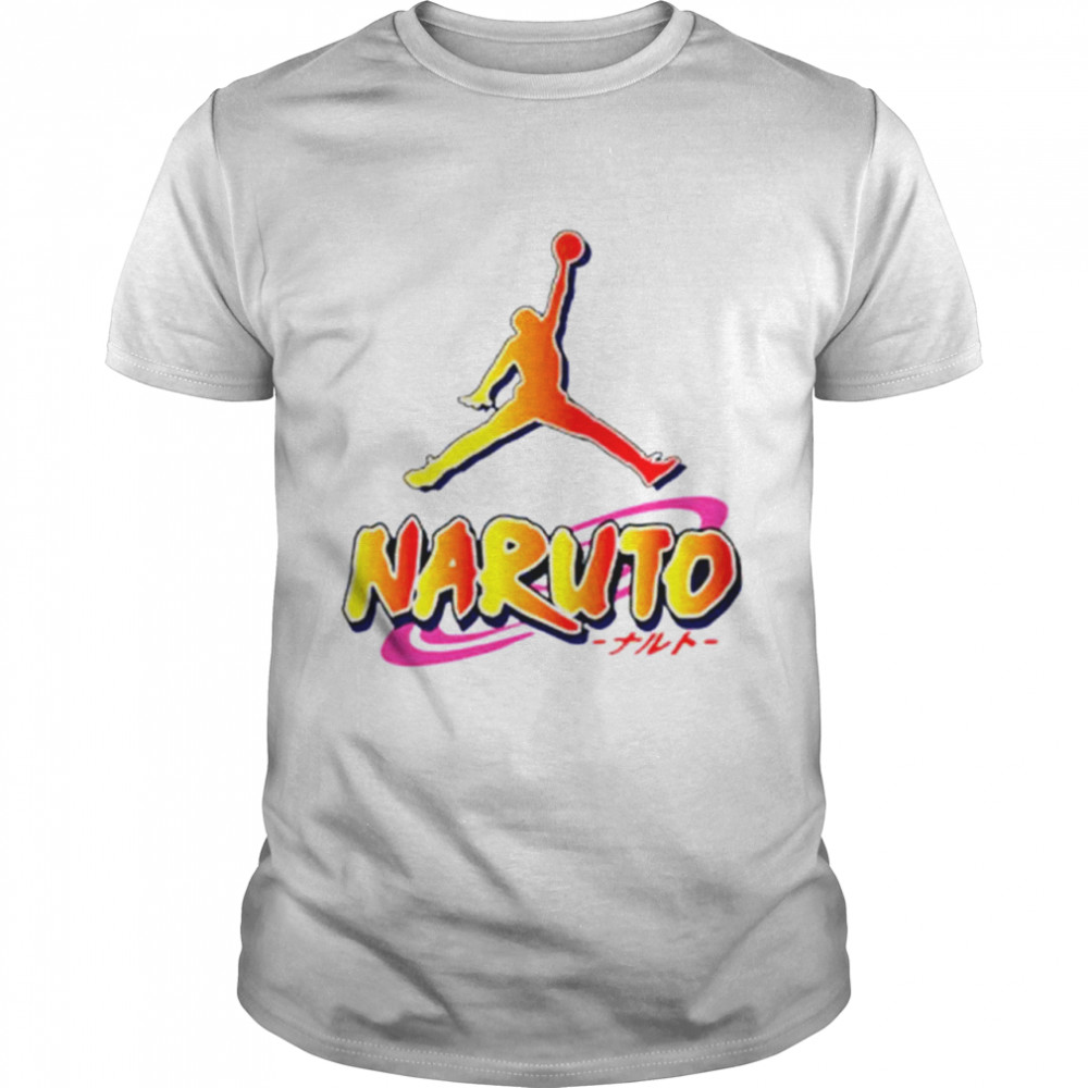 Narutos xs Jordans Collaborations shirts