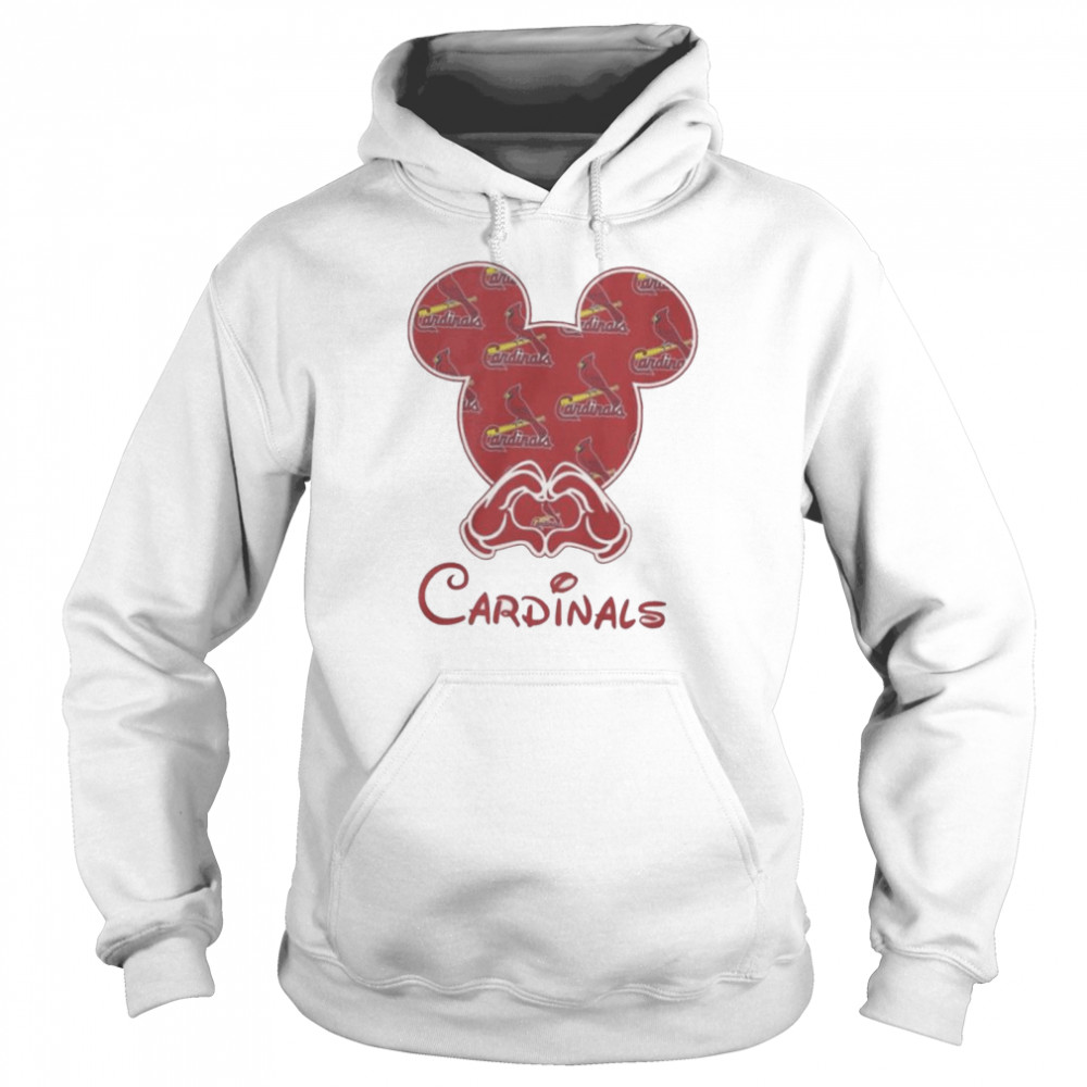 Cardinals mickey mouse logo shirt Unisex Hoodie