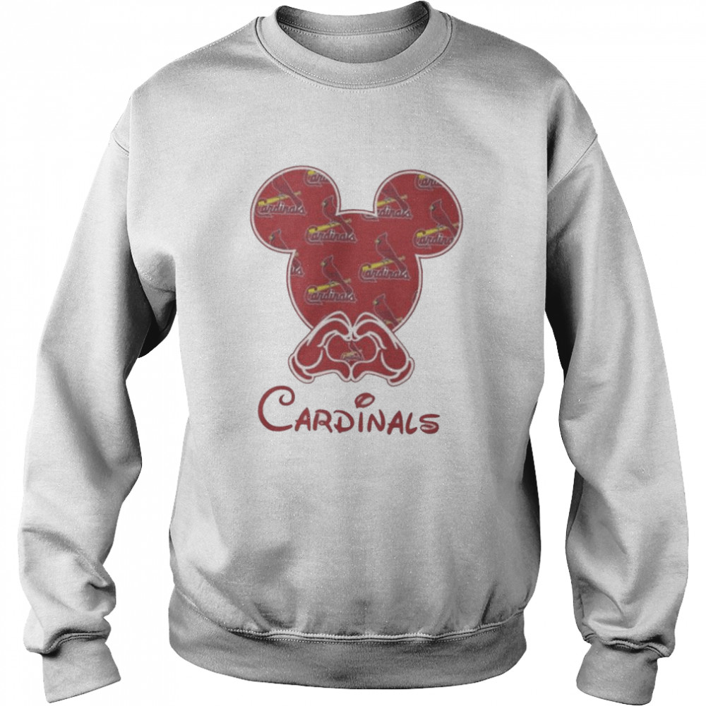 Cardinals mickey mouse logo shirt Unisex Sweatshirt