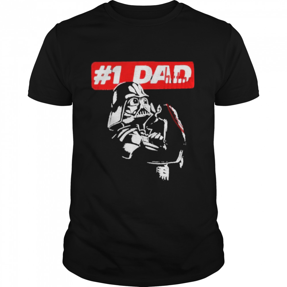 Star wars darth Vader 1 dad fathers star wars shirt