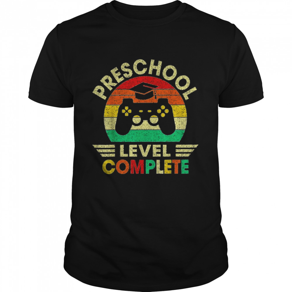 PreSchool Level Complete Video Games Graduation Boy Shirts
