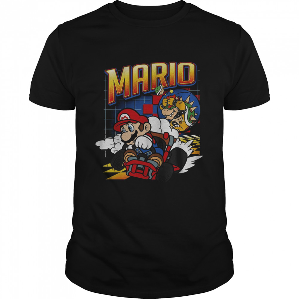 Boys Youth Racing Kart Super Mario Bros. Shirt