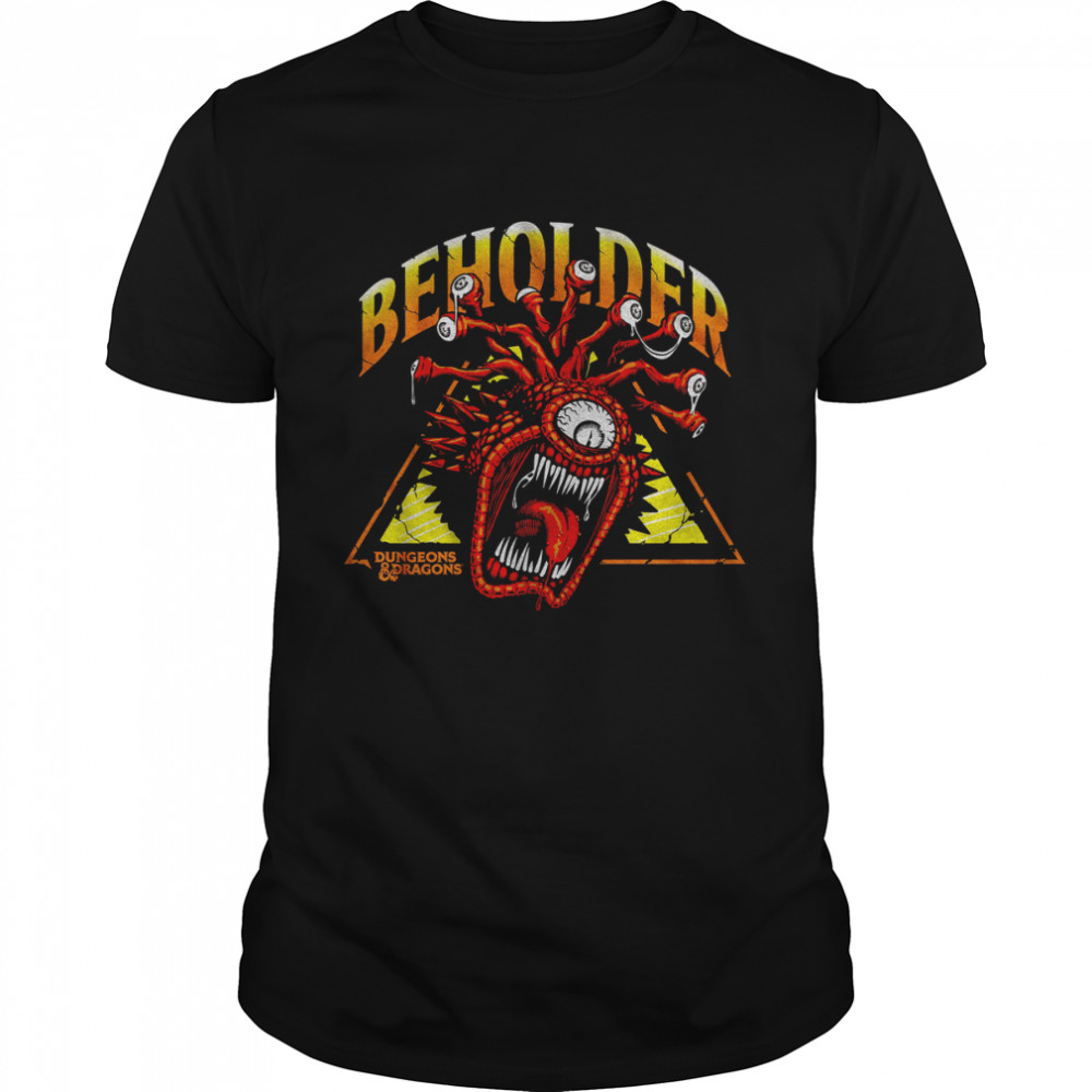 Rockin' Beholder Dungeons & Dragons T-Shirt