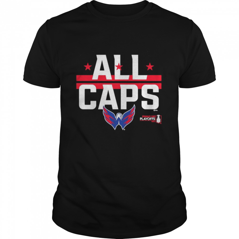 Washington Capitals 2022 Stanley Cup Playoffs All Caps shirts