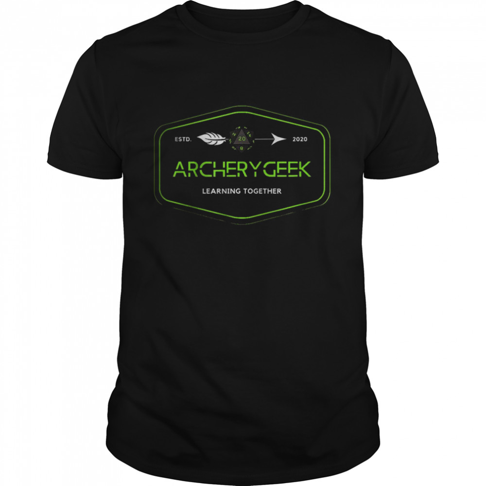 Archery Geek Learning Together Logo T-Shirt