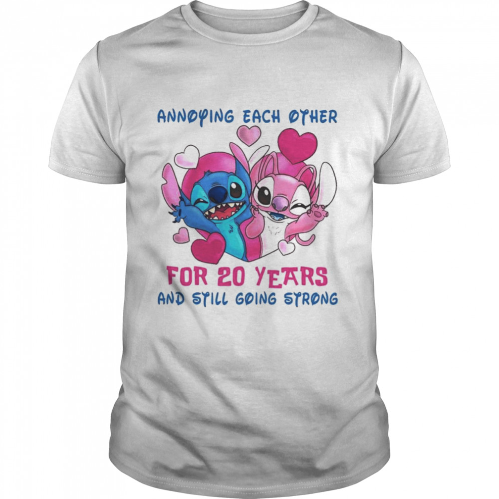 Stitch Annoying each other andy selena for 20 years and still going strong shirts