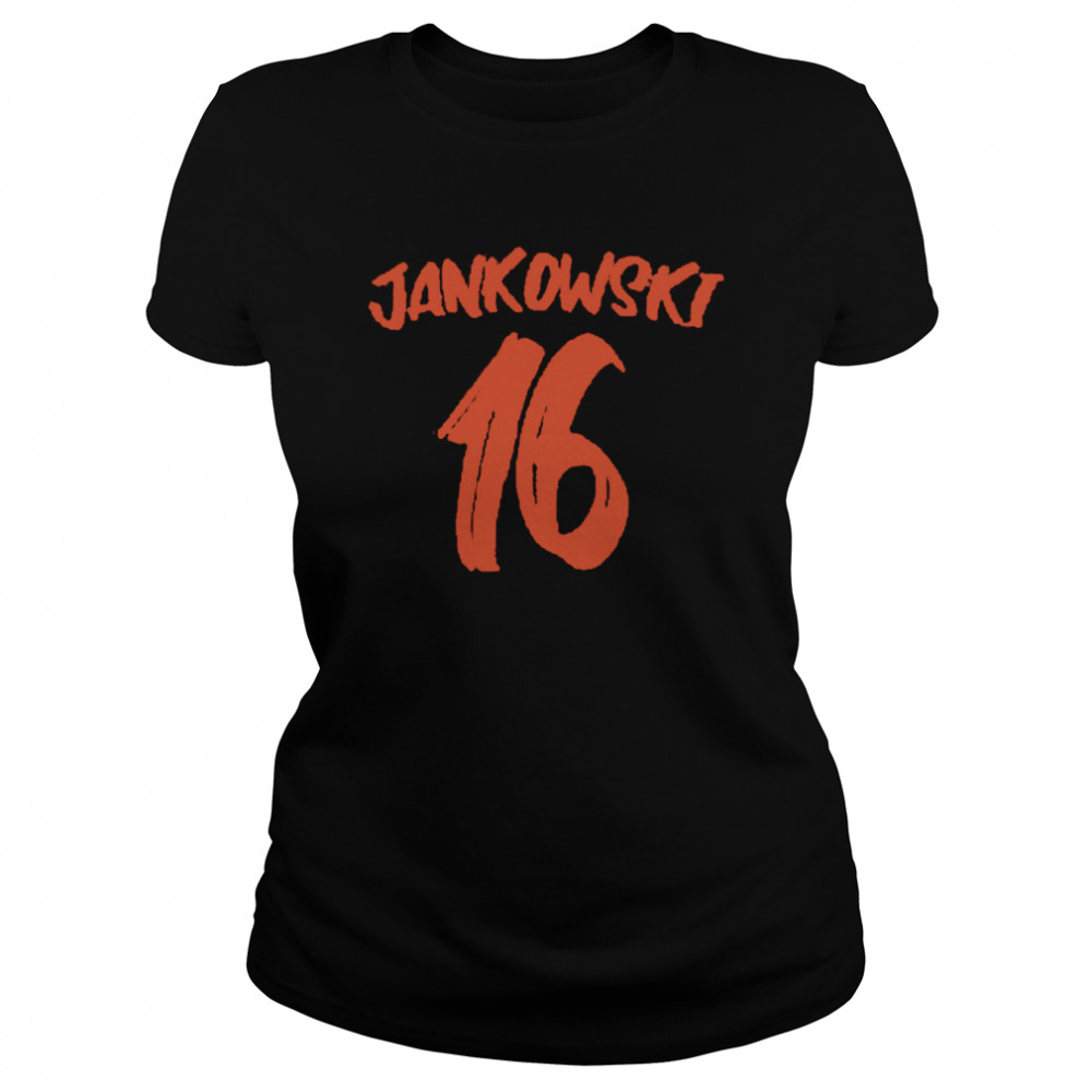 Travis Jankowski Shirsey New York Athlete Logos  Classic Women's T-shirt