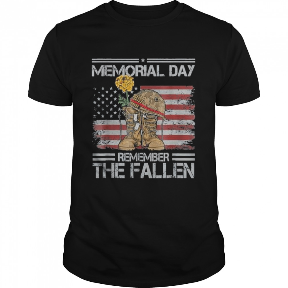 Memorial day remember the fallen military usa flag vintage shirts