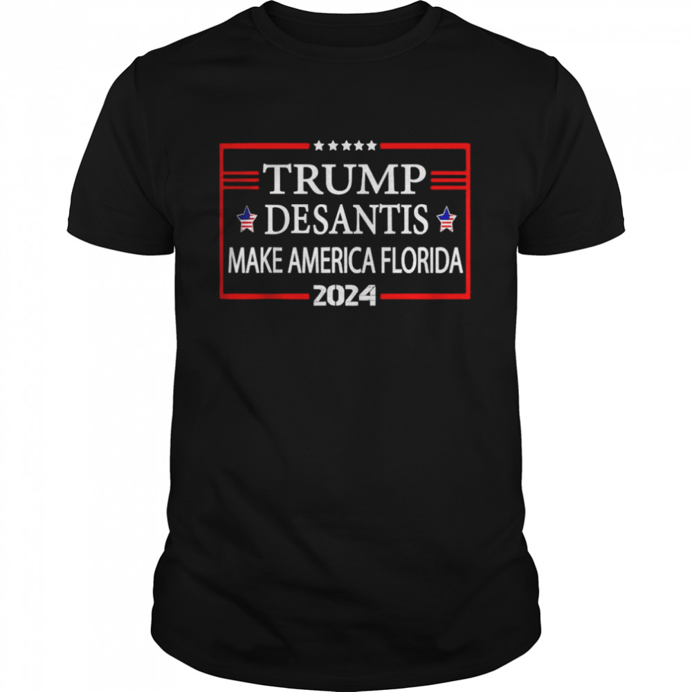 Trump DeSantis 2024 Make America Florida T- Classic Men's T-shirt