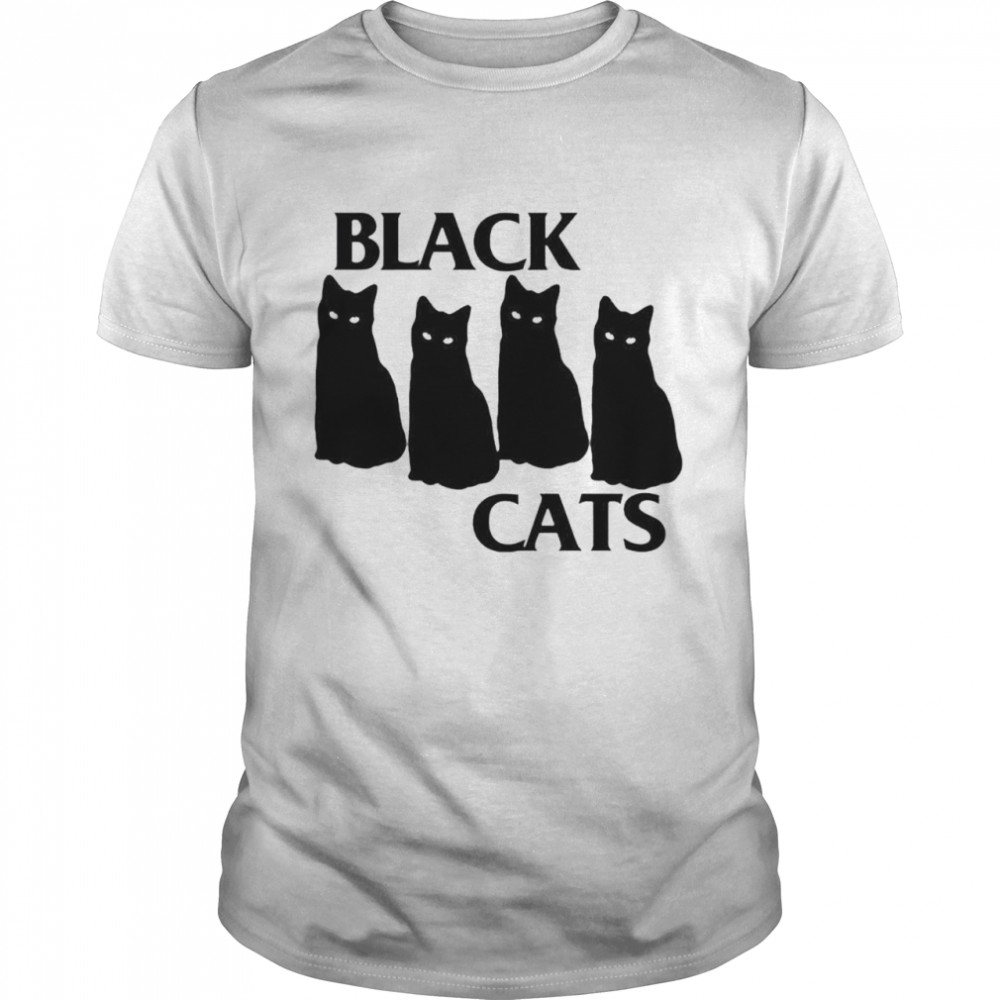black cats black flag kitty tribute shirts