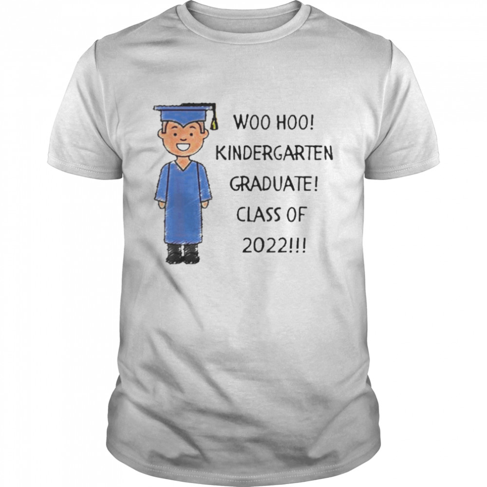 Kindergarten Boy Graduate Class of 2022 Graduation Moving Up Shirts