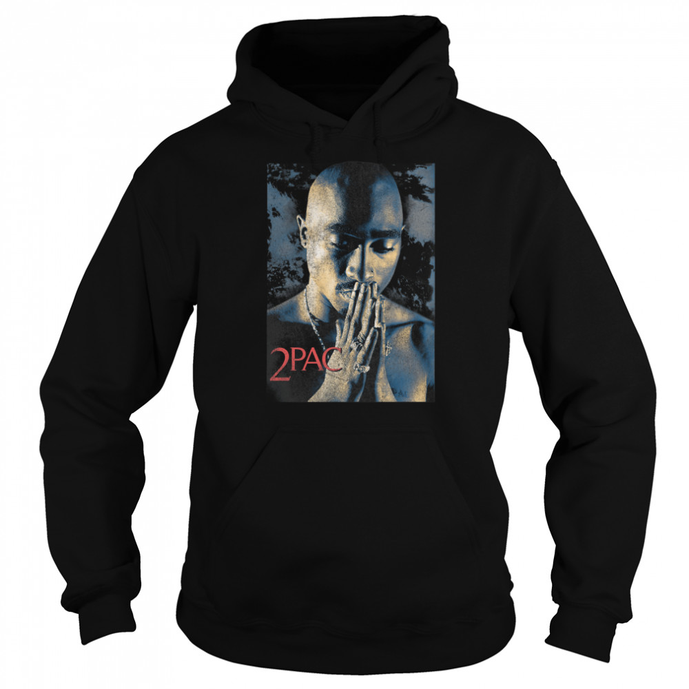Tupac Grunge Praying T- Unisex Hoodie