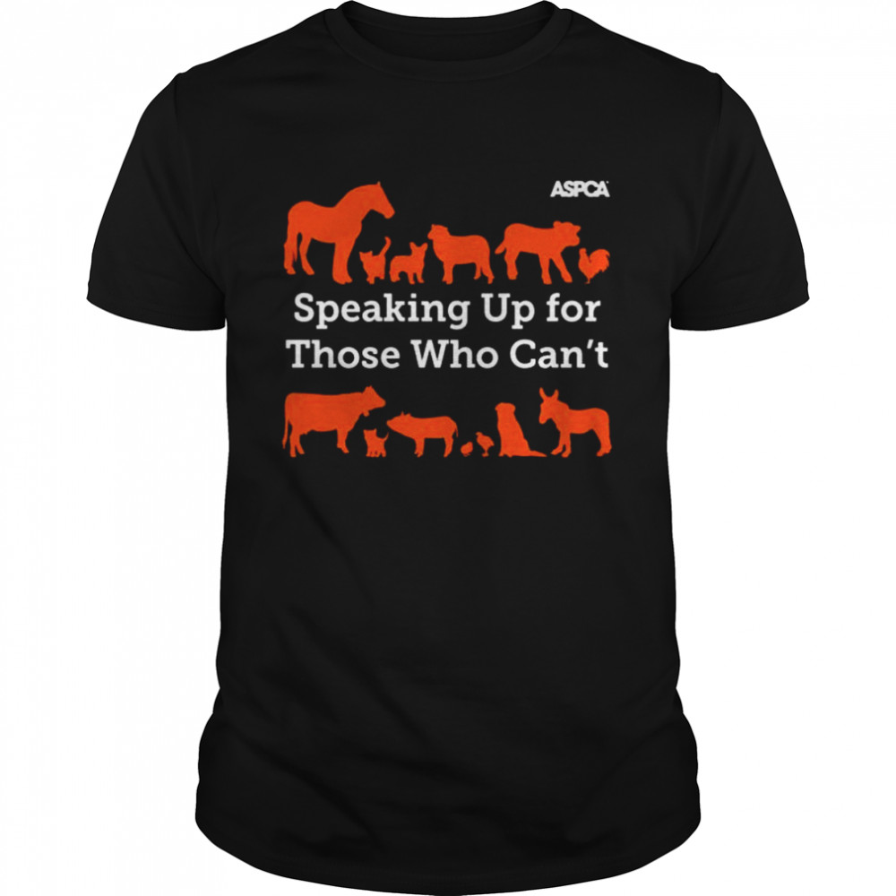 ASPCA Speaking Up for Those Who Can’t Animals  Classic Men's T-shirt