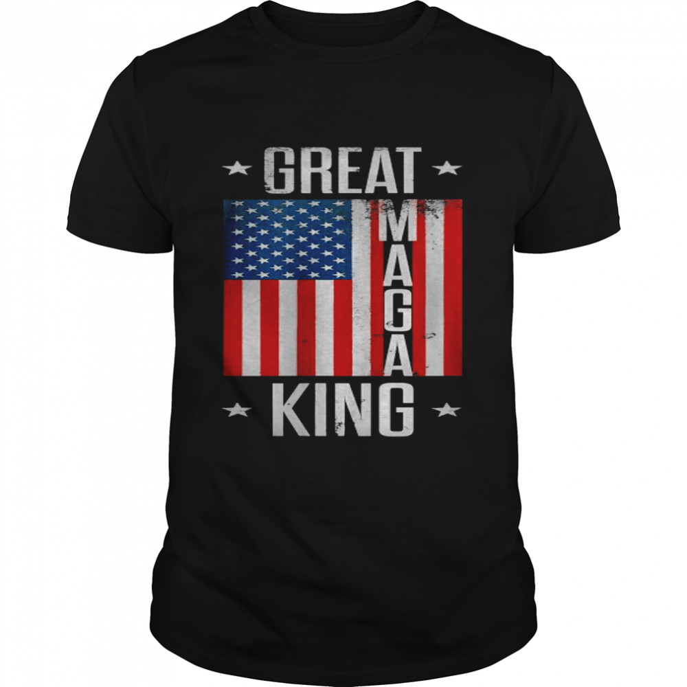 Great Maga King Ultra Maga American flag T- Classic Men's T-shirt