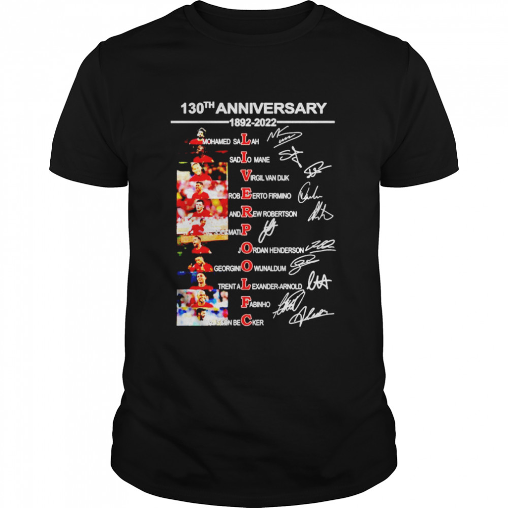 130ths anniversarys 1892-2022s Liverpools Fs.Cs. signaturess shirts