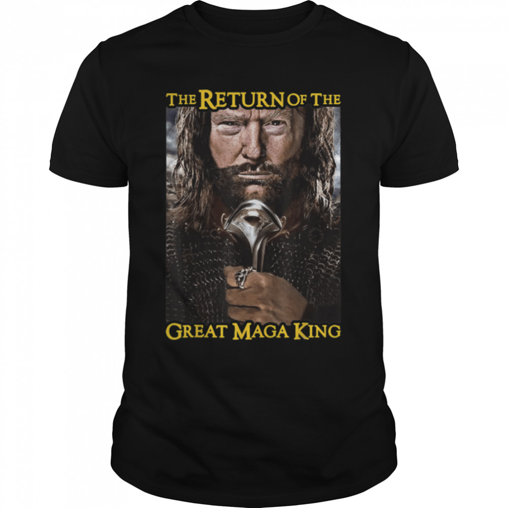 Anti Joe Biden Ultra Maga The Return Of The Great Maga King T-Shirt B0B1F6B83Fs