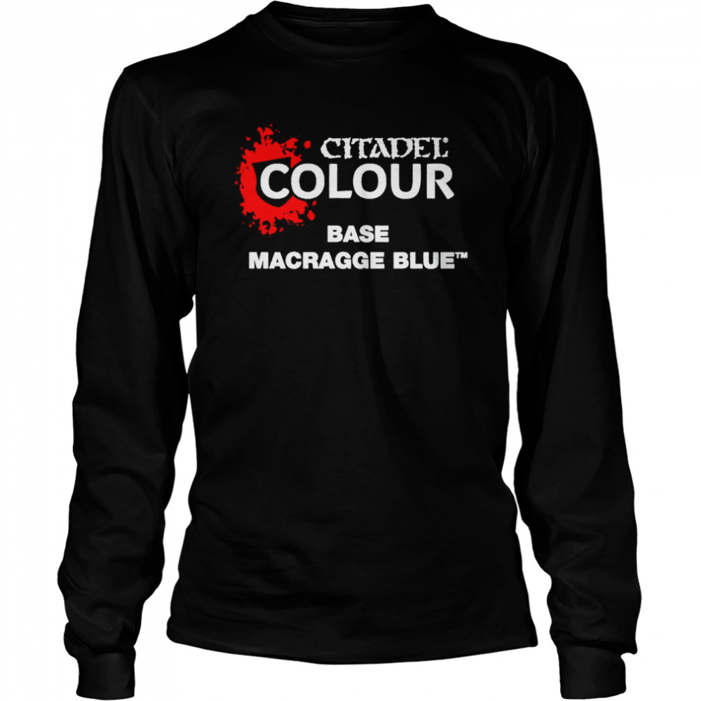 Citadel Colour Base Macragge Blue shirt Long Sleeved T-shirt