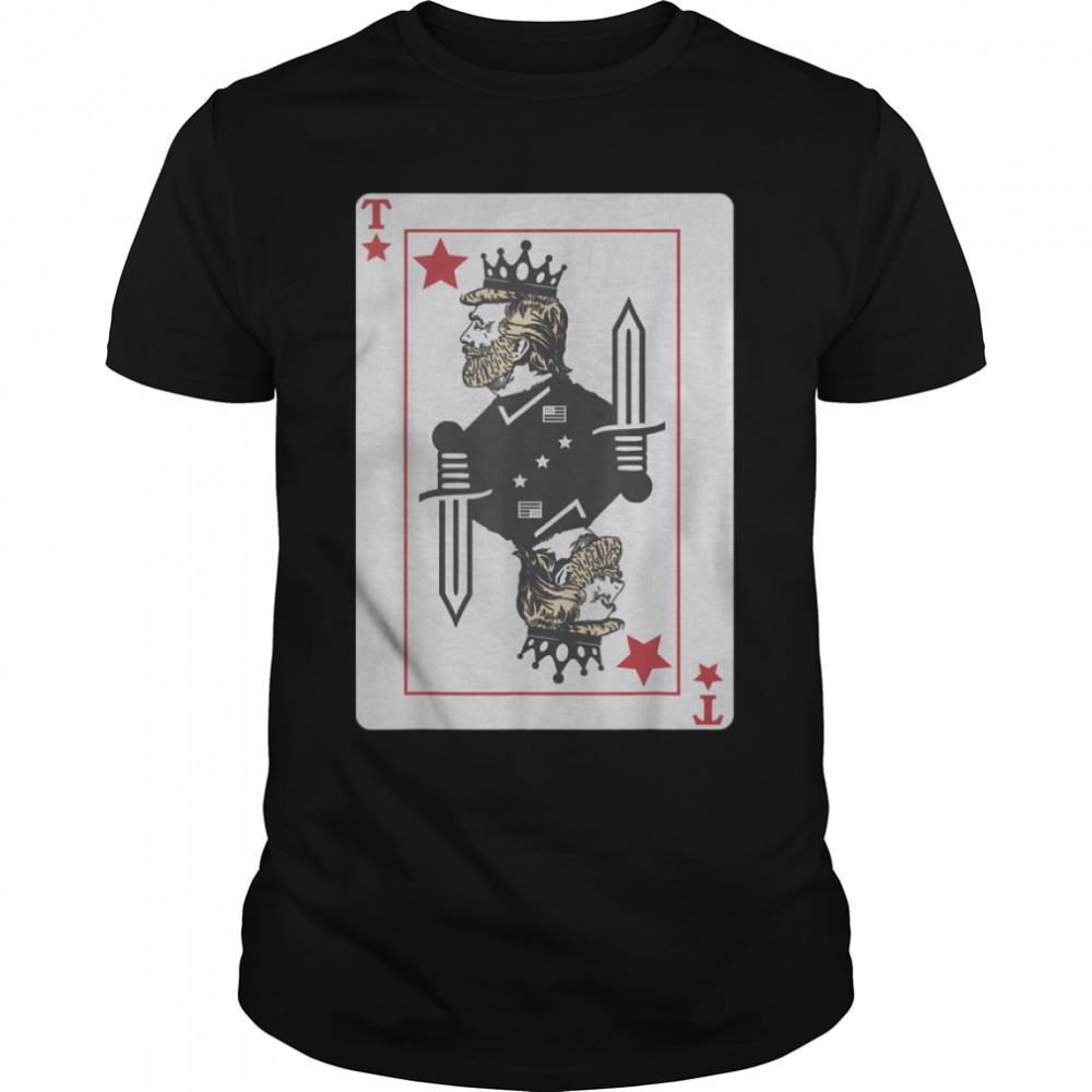 The great maga king card - Trump supporter T-Shirt B0B1F59YLVs