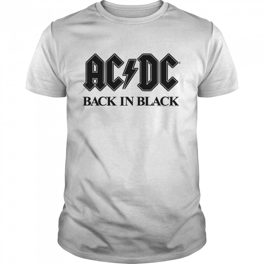 ACDC Bold Black T-Shirt