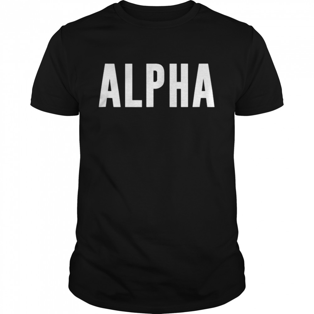 Alpha Tank ShirtTopShirt Shirts