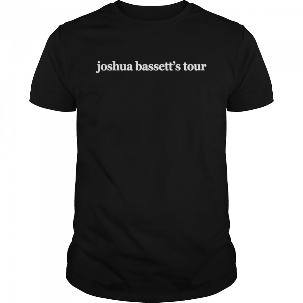 joshua Bassett’s tour shirt