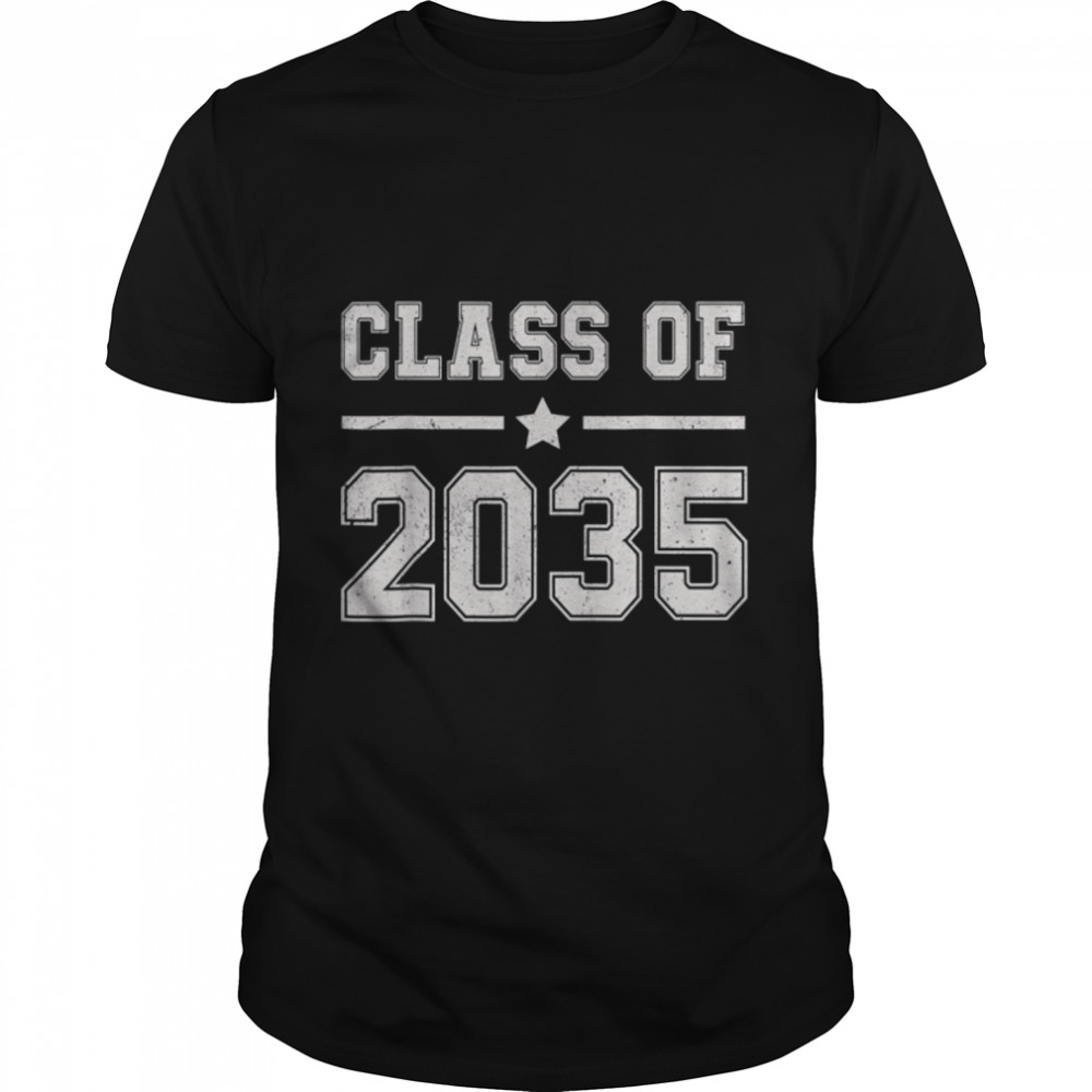Class Of 2035 Pre-K Graduate Kindergarten Graduation T-Shirt B0B1JN1DZS