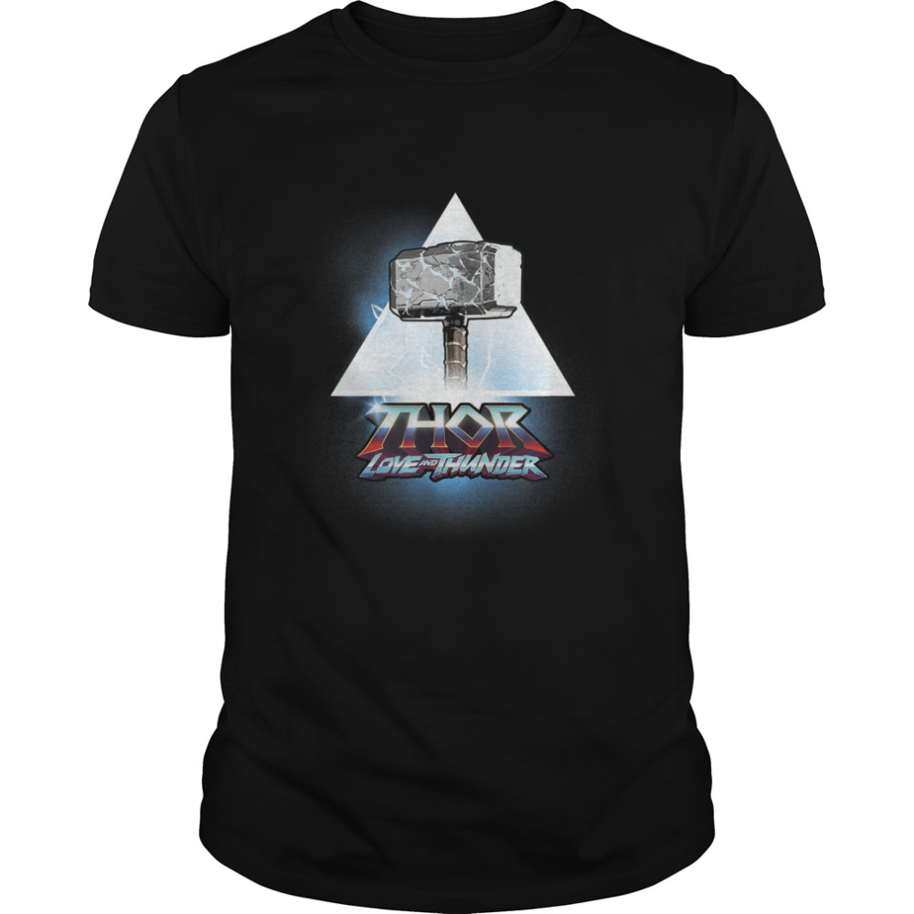 Love and Thunder Mjölnir Triangle Badge T- Classic Men's T-shirt