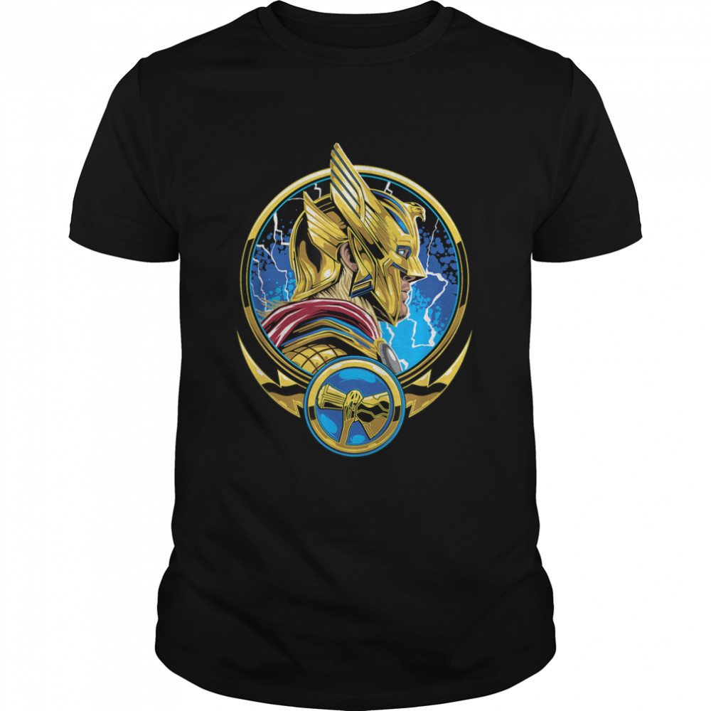 Loves ands Thunders Thors Circles Stormbreakers Badges T-Shirts