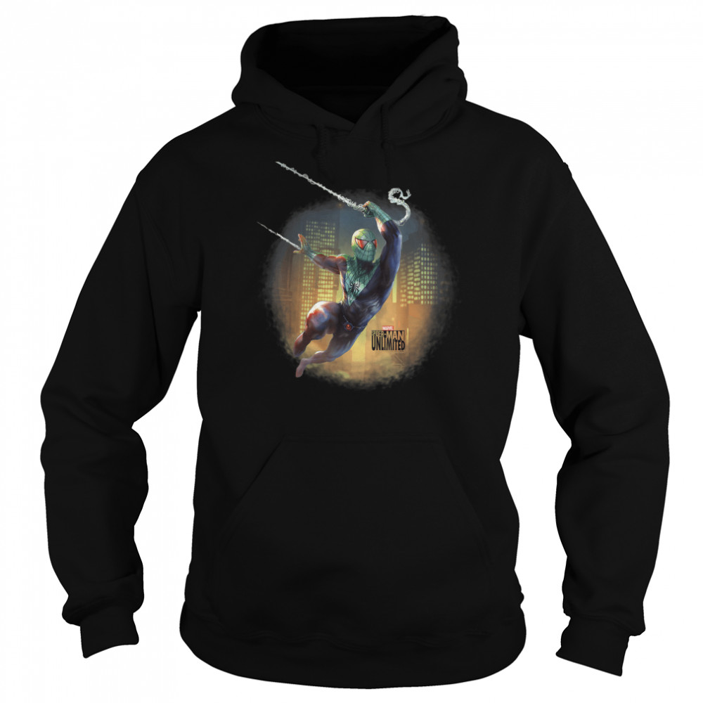 Marvel Spider-Man Unlimited Bullet Points Graphic T- Unisex Hoodie