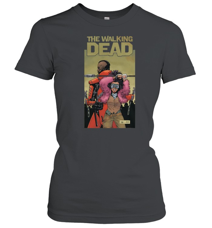 The Walking Dead Princess And Mercer T  Classic Women's T-shirt