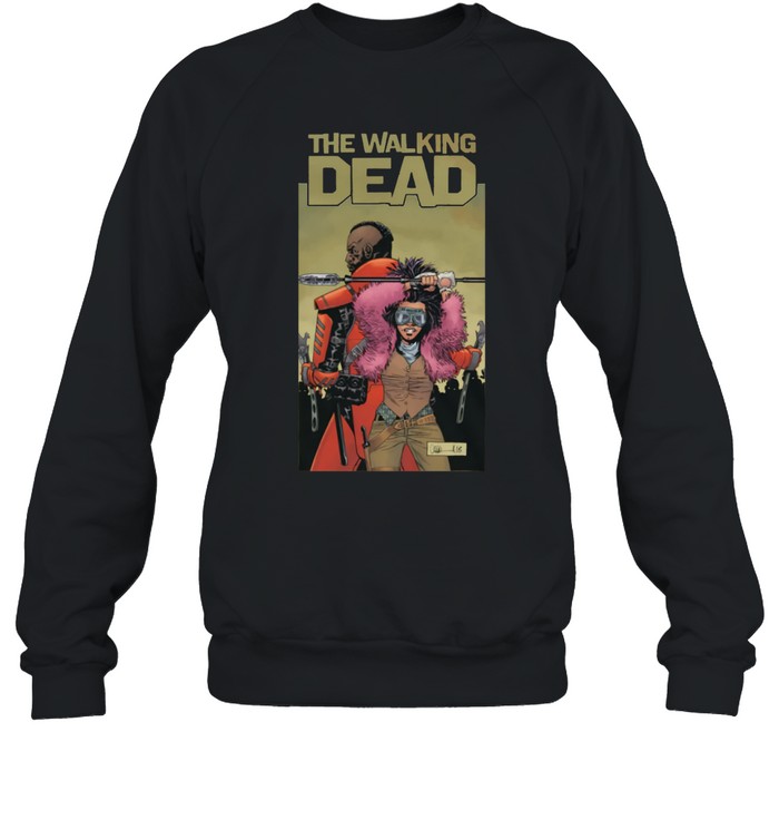 The Walking Dead Princess And Mercer T  Unisex Sweatshirt