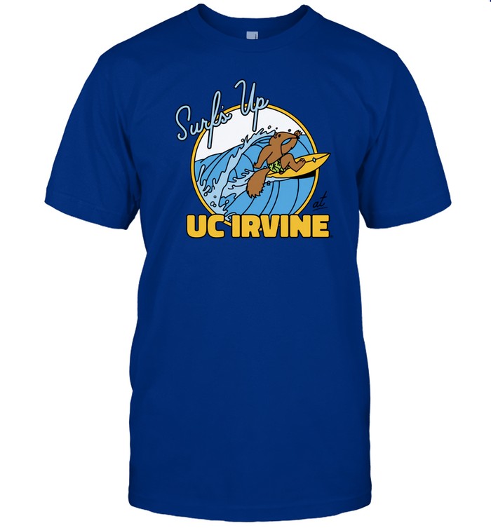 UC Irvine Surfing Anteater Blue T-Shirts